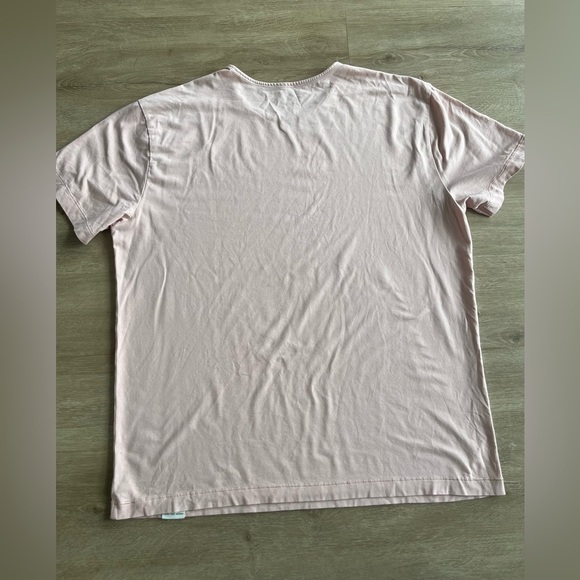 Men's NoBull Just the Horns Light Pink Performance Workout Active T Shirt Sz XL - Picture 6 of 6